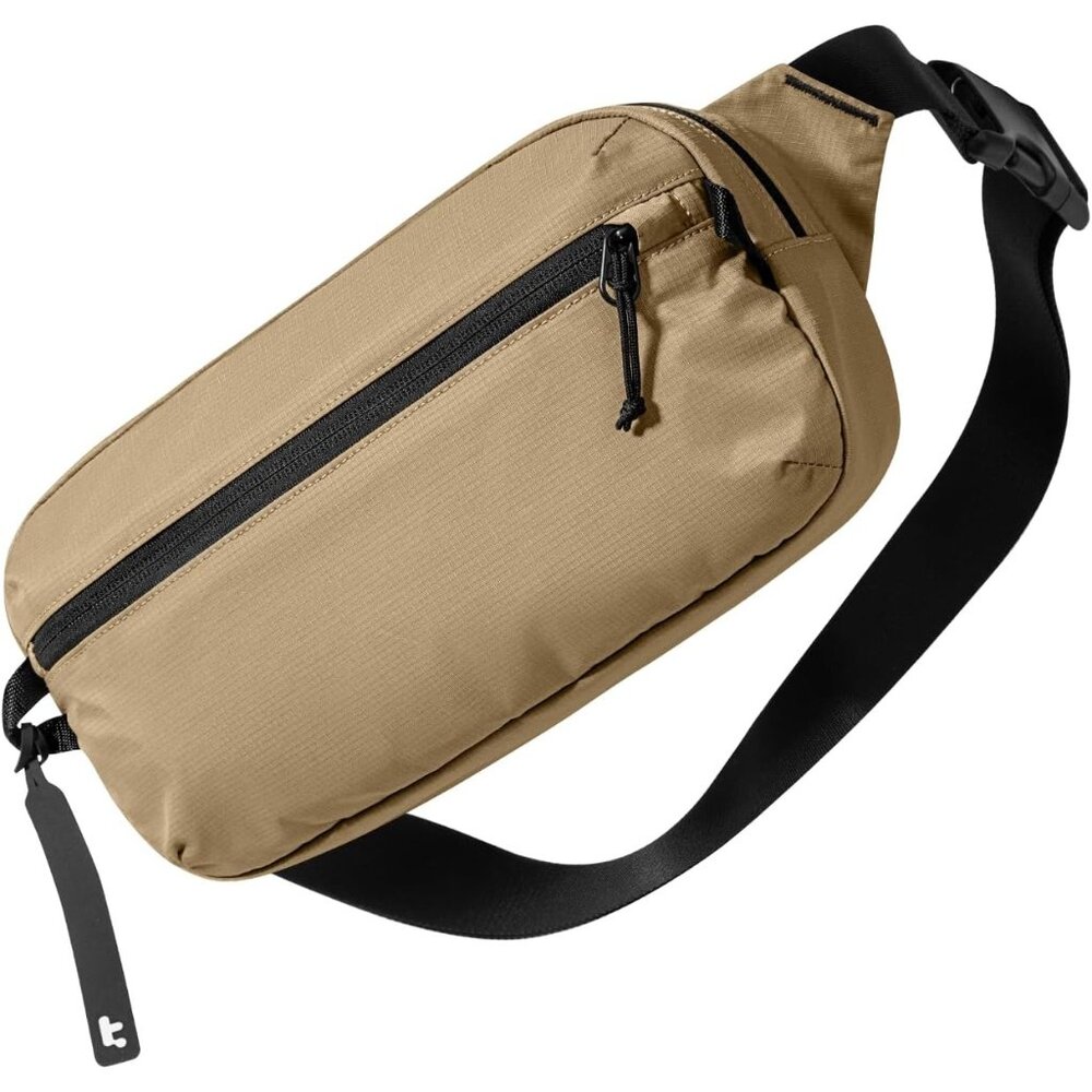 〽️Men Crossbody Bag Khaki Minimalist Chest Shoulder Pack Casual Lightweight